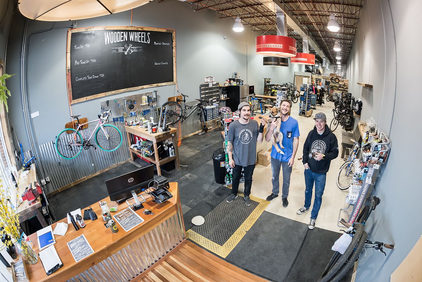 Wooden wheels sale bike shop